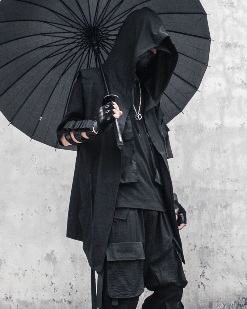 Black Sleeveless Jacket