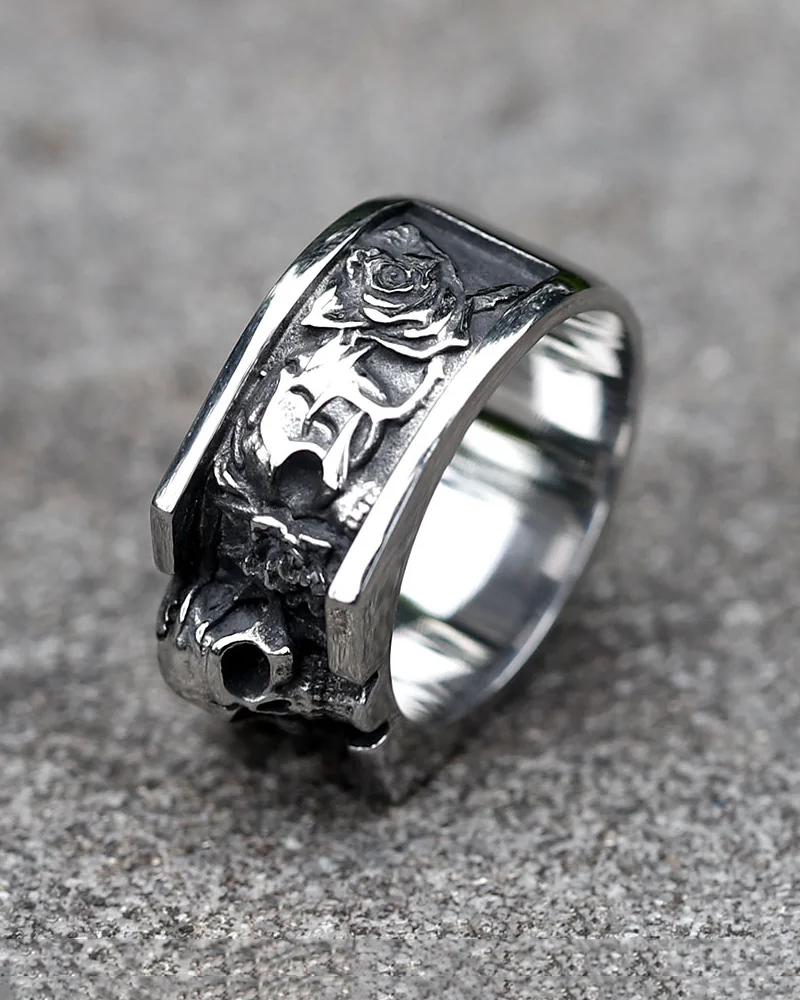 Mens Skull Ring