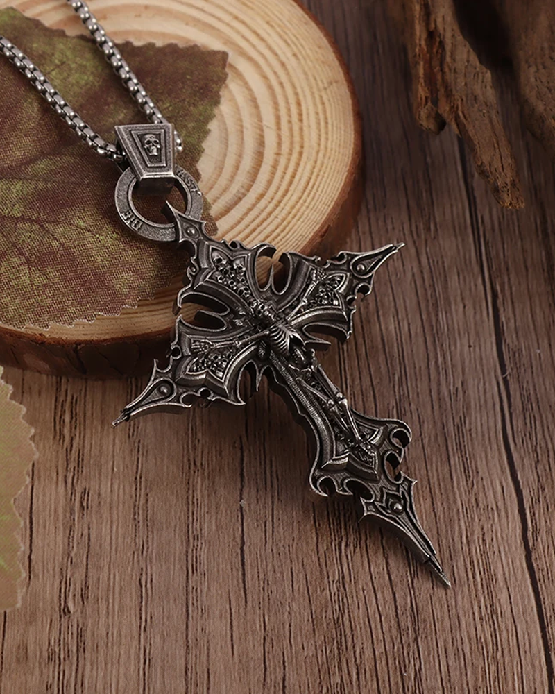 Gothic Cross Necklace