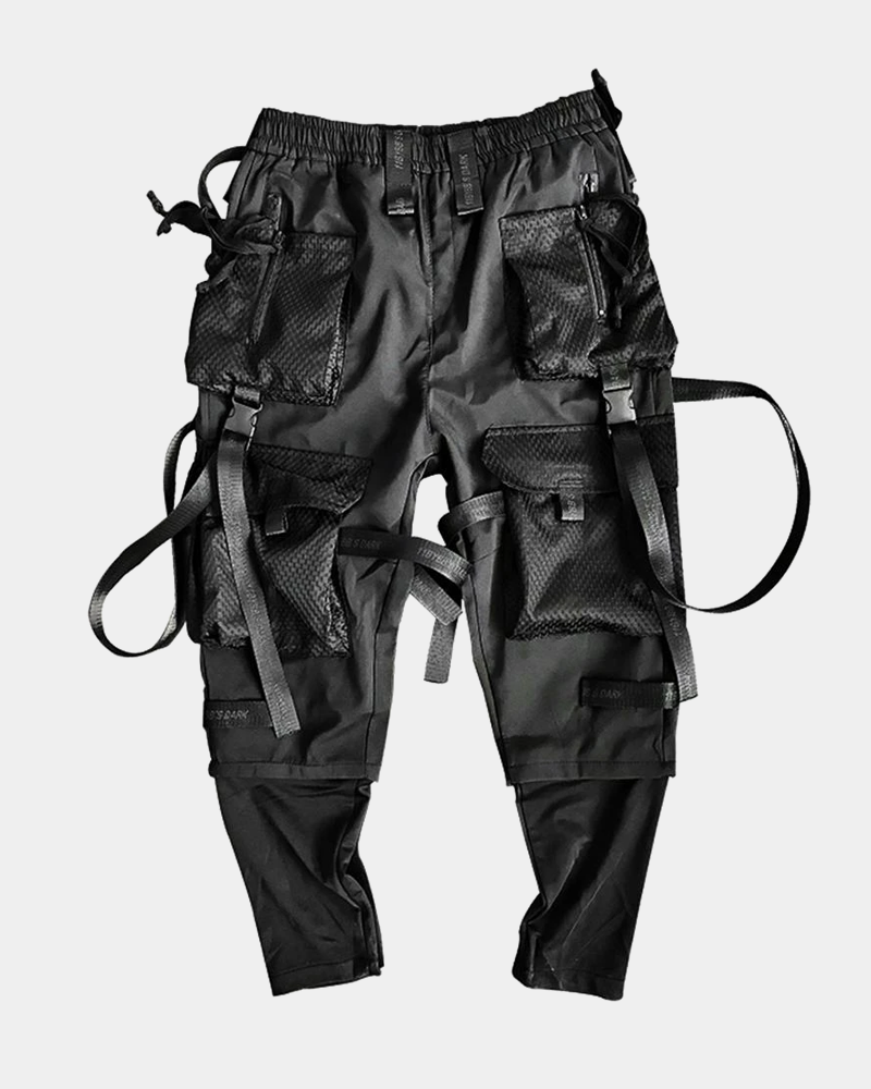 Techwear Pants With Straps