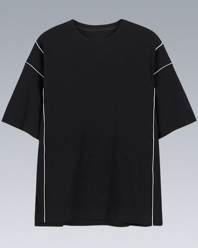 Black Reflective T Shirt
