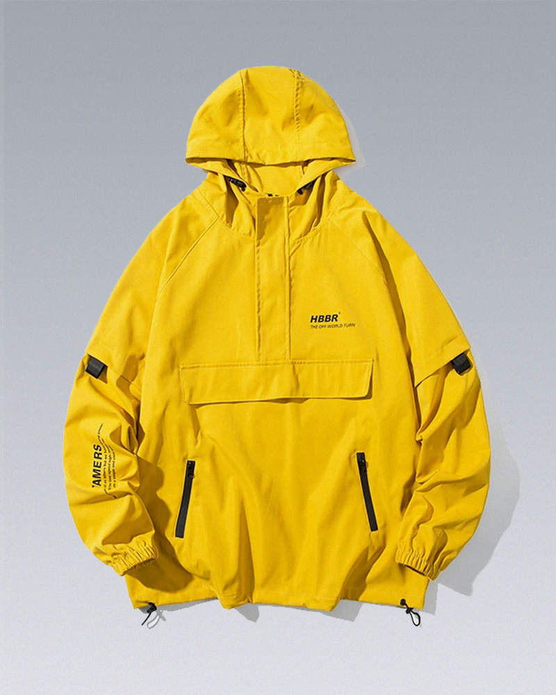 Yellow Techwear Jacket
