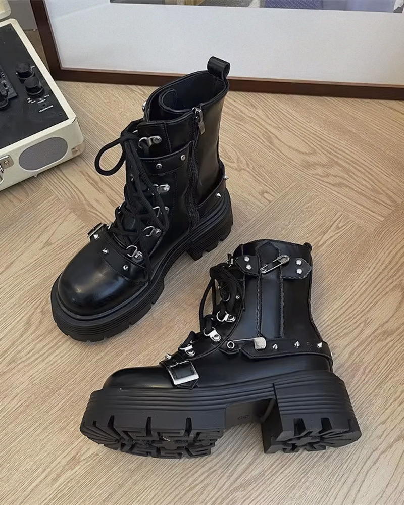 Womens Black Ankle Boots