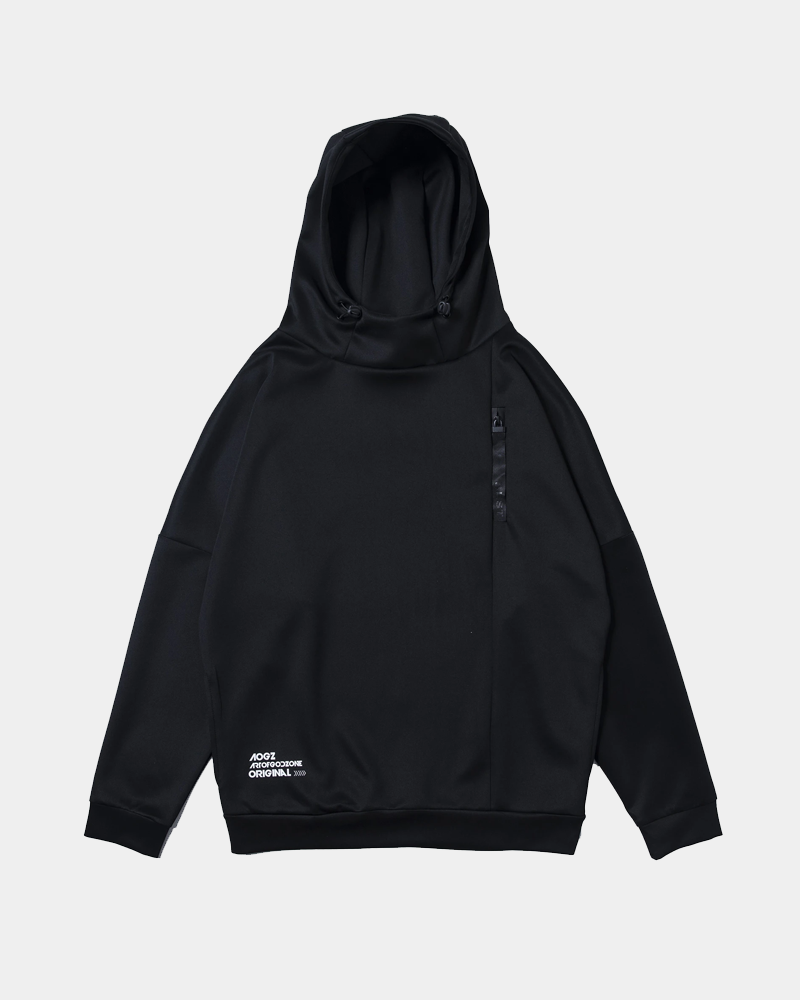 Black Techwear Hoodie