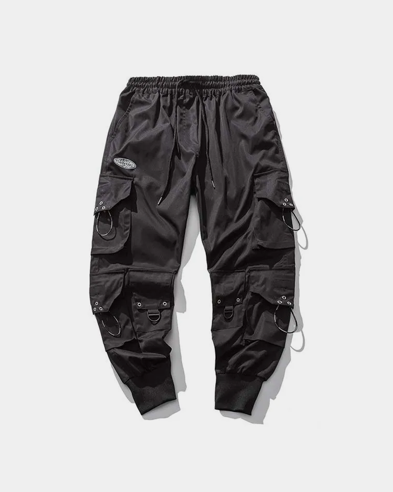 Black Baggy Cargo Pants