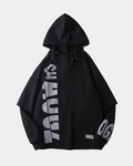 Black Loose Hoodie