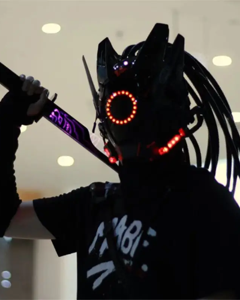 Cyberpunk LED Mask