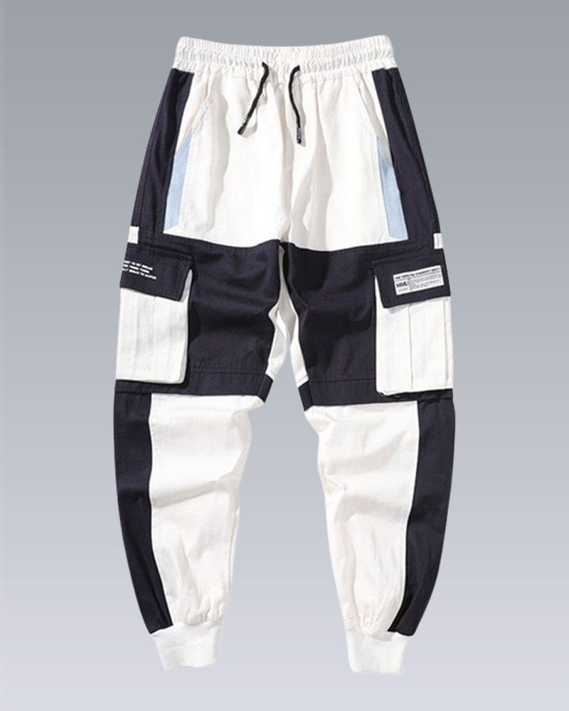 White Techwear Pants