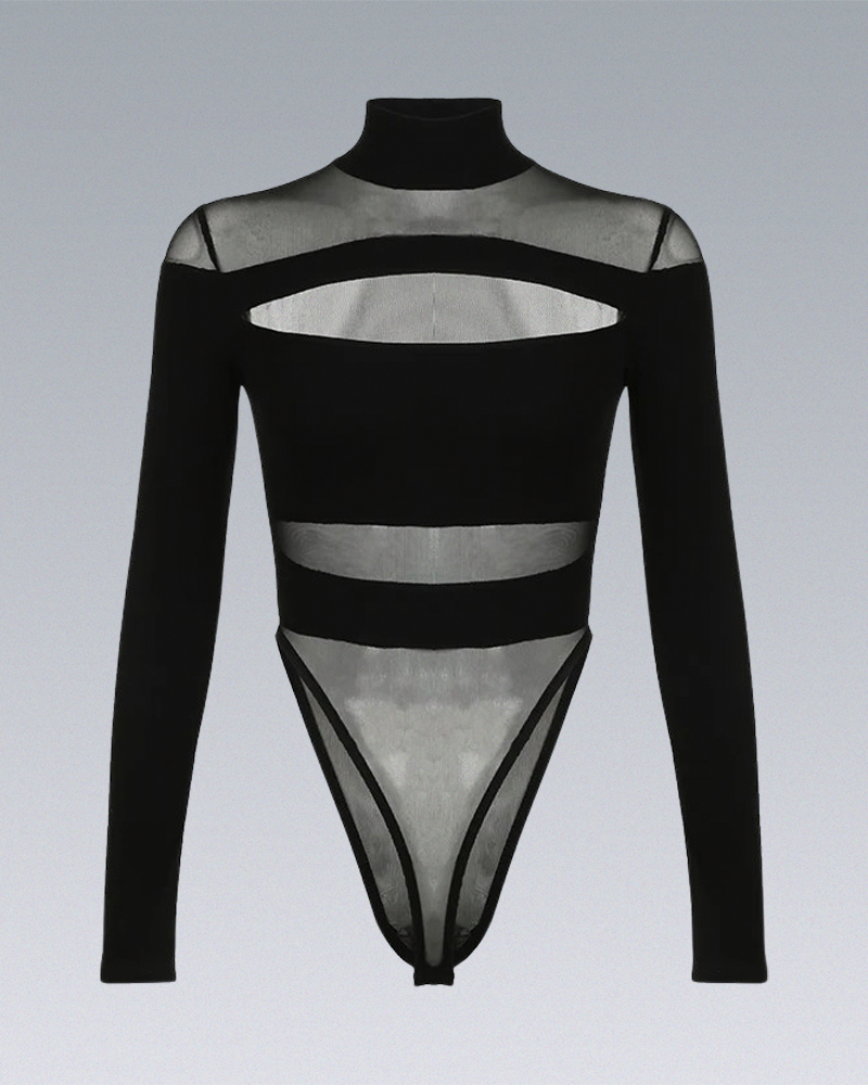 Long Sleeve Cut Out Bodysuit