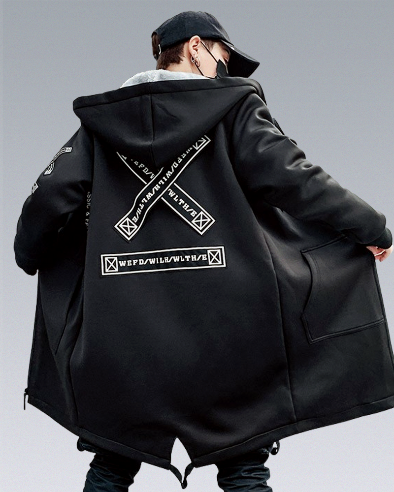 Black Techwear Jacket