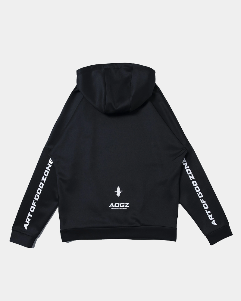 Black Techwear Hoodie