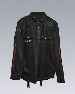 Punk Black Denim Jacket