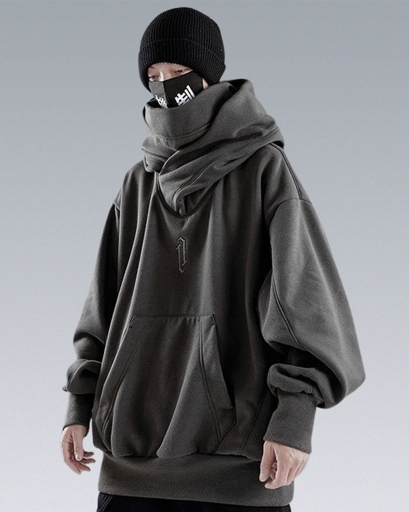 High Collar Hoodie