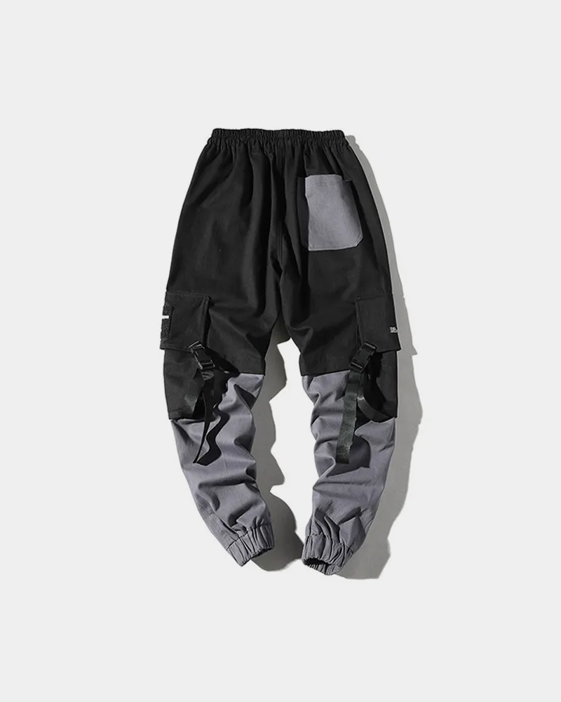 Black And Gray Cargo Pants