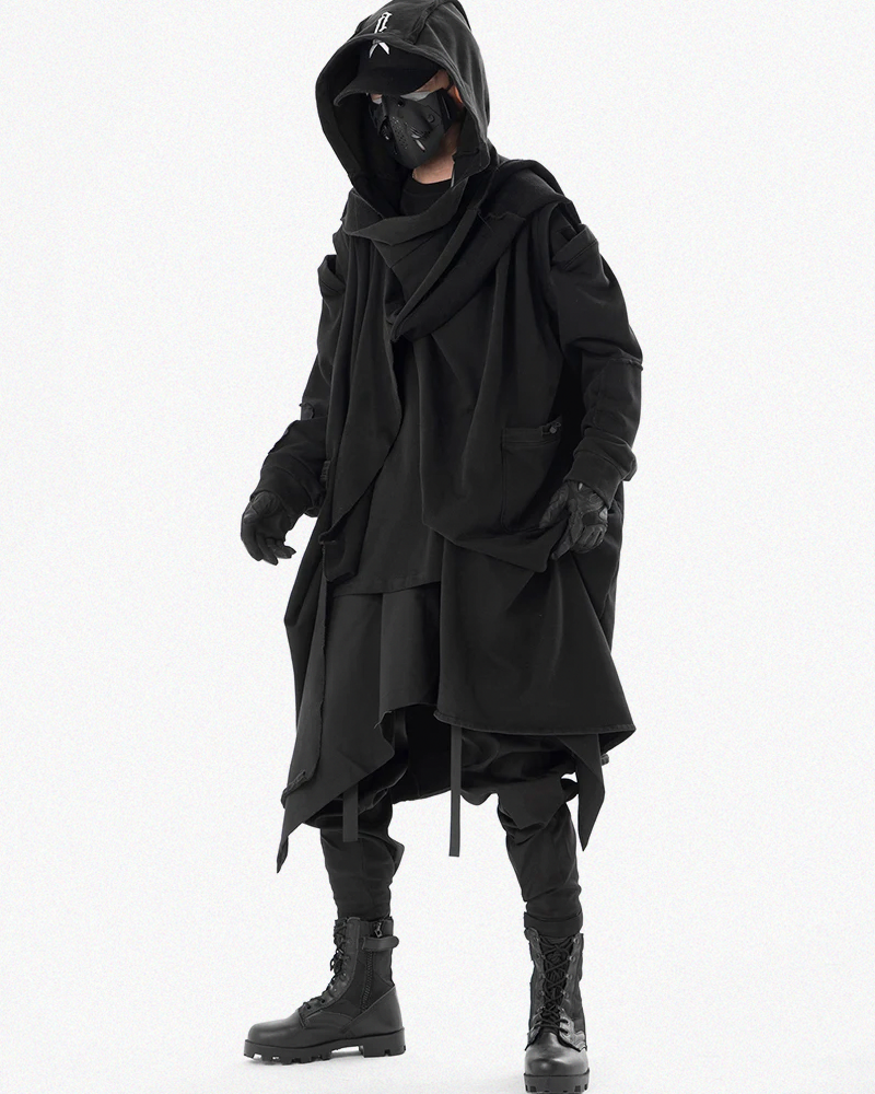 Techwear Long Jacket