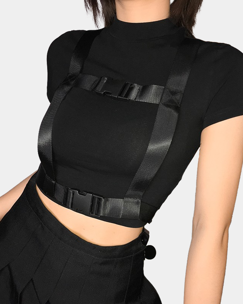 Buckle Crop Top