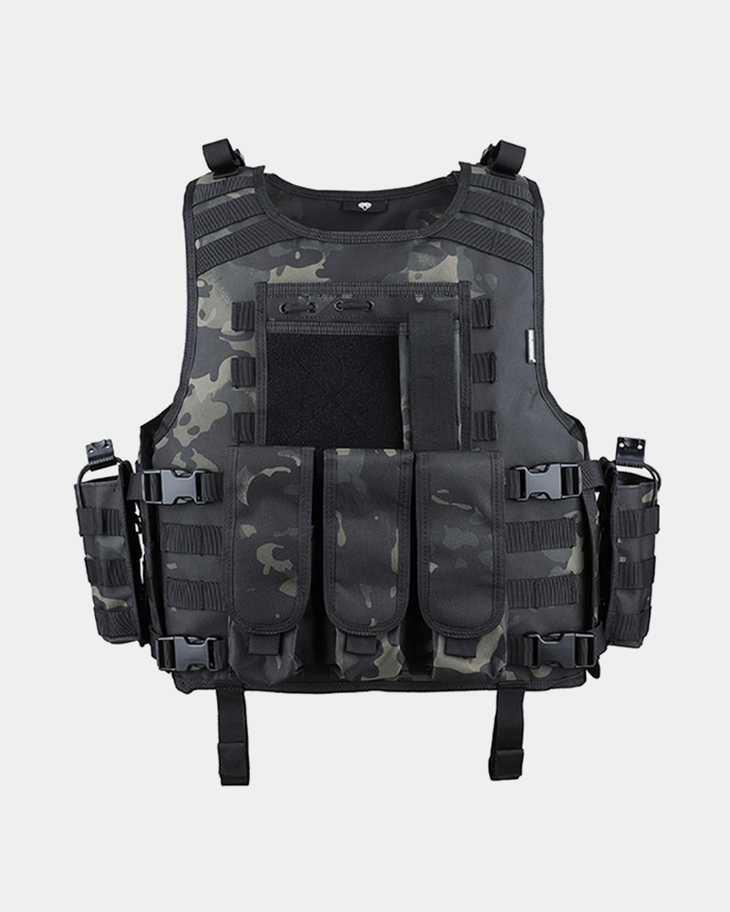 Black Tactical Vest | Techwear Division