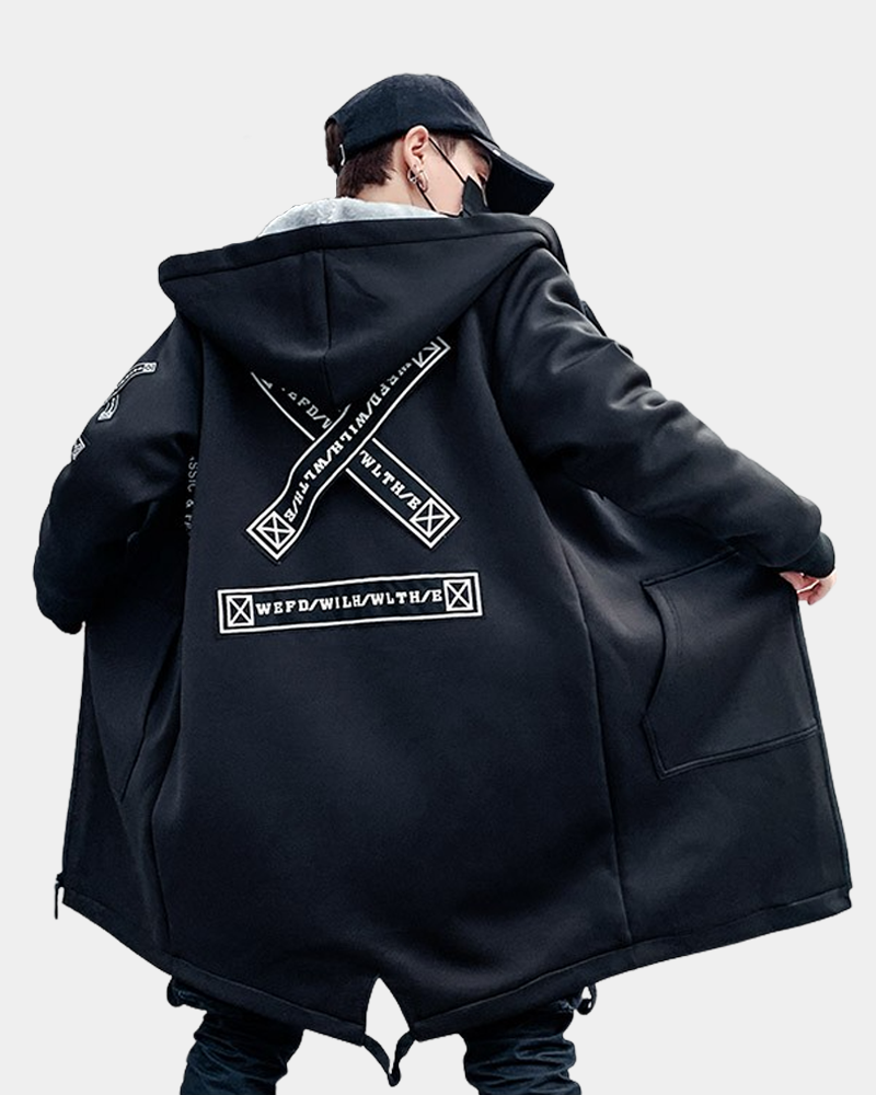 Black Techwear Jacket