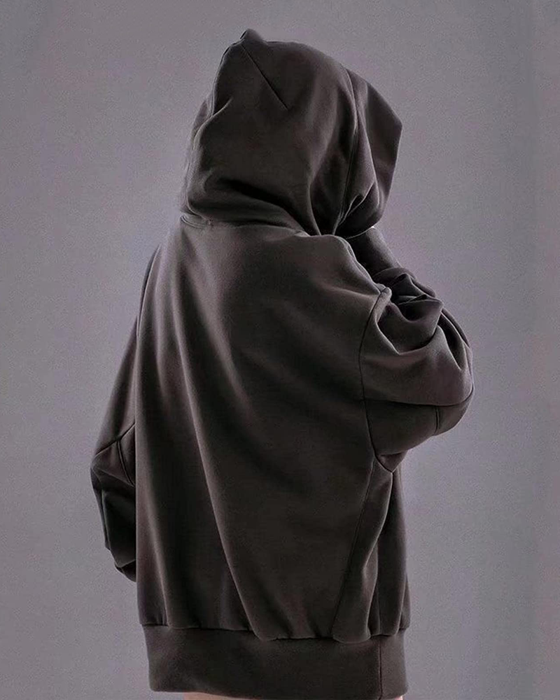 High Collar Hoodie